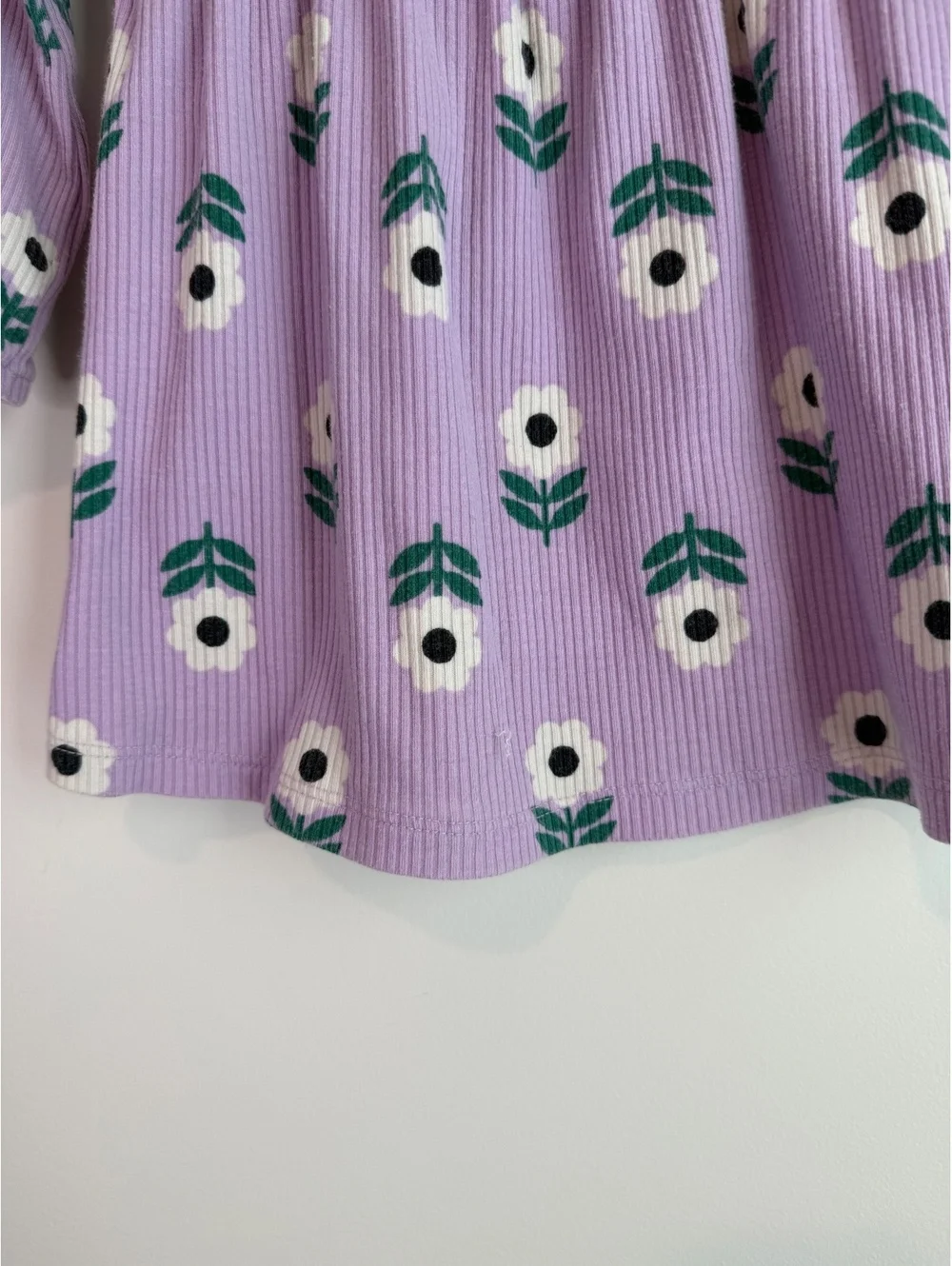 Old Navy Baby Girl Purple Floral Long Sleeve Dress 12-18 Months